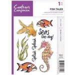 Crafter’s Companion A6 Rubber Stamp Fish Tales