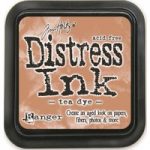 Ranger Distress Ink Pad 3in x 3in by Tim Holtz | Tea Dye
