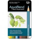 Spectrum Noir AquaBlend Pencil Set Earth Tones | Set of 12