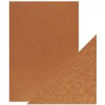 Craft Perfect by Tonic Studios A4 Pearlescent Card Rusted Crimson | Pack of 5