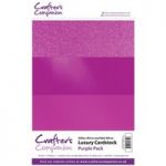 Crafter’s Companion Luxury A4 Cardstock Purple Pack | 30 Sheets