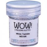 WOW! Embossing Glitter White Twinkle Regular | 15ml Jar
