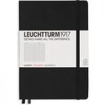 Leuchtturm1917 Black A5 Hardcover Medium Notebook | Squared