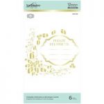 Spellbinders Hot Foil Plate Hollyday Stationery and Envelope Corner Holiday Collection by Becca Feeken | Set of 6