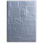 Sizzix 3D Texture Fades Embossing Folder Foundry | Tim Holtz