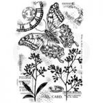 Woodware Clear Stamp Set Vintage Swallowtail