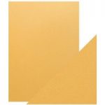 Craft Perfect by Tonic Studios A4 Pearlescent Card Lemon Lustre | Pack of 5