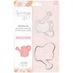Crafter’s Companion Nature’s Garden Stamp & Die Watering Can Set of 2 | Spring Is In The Air