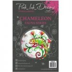 Pink Ink Designs A5 Clear Stamp Set Chameleon | Set of 12