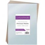 Crafter’s Companion Centura Metallic A4 Card Precious Metals | 36 Sheets