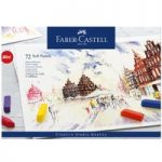 Faber Castell Creative Studio Half-Stick Soft Pastel Crayon Set | Box of 72