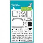 Lawn Fawn Clear Stamp Set Let’s Toast Set of 31 | 4in x 6in