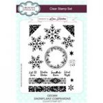 Creative Expressions A5 Stamp Set Snowflake Companions by Lisa Horton | Set of 17