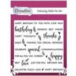 Creative 6in x 6in Embossing Folder For Her