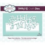 Creative Expressions Die The Holly and the Ivy Festive Wording Edgers | Paper Cuts Collection