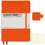 Leuchtturm1917 Orange Medium Notebook & Pen Loop Bundle | Dotted