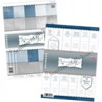 Phill Martin Sentimentally Yours Denim & Slate A4 Paper Pack & A6 Verses Bundle