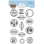 Elizabeth Craft Designs Stamp Set Planner Essentials Circle Labels | Set of 13