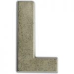 Concrete Letter Small Size L | 5cm