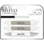 Nuvo by Tonic Studios Marker Pens Depth & Shadow | Pack of 3