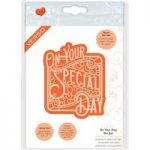 Tonic Studios Essentials Die Set On Your Day Sentiment | Set of 5