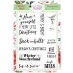 Card Making Magic Christmas Treats A6 Stamp Set