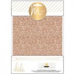 Heidi Swapp Minc Glitter Sheets 6in x 8in Rose Gold| 4 Sheets