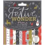 Dovecraft Premium Paper Pad Festive Wonder 6in x 6in FSC | 36 Sheets