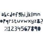 Sizzix Bigz XL Die Alphabet Cutout Lower Case | Tim Holtz