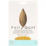 We R Memory Keepers Foil Quill 4in x 6in Foil Sheets Gold Finch | Pack of 30