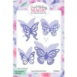 Card Making Magic Die Set Layered Butterflies Set of 9 by Christina Griffiths