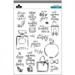 Craftwork Cards A4 Stamp Set Fashionista Collection | Set of 17