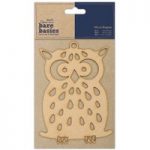Papermania Bare Basics Wooden Shape – Owl