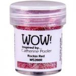 WOW! Embossing Glitter Rockin’ Red by Catherine Pooler | 15ml