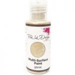 Pink Ink Multi Surface Paint Sunlight Gold Sparkle 50ml