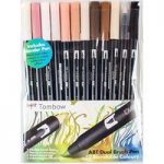 Tombow ABT Dual Brush Pen Skin Tones | Set of 12