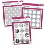 Creative Die, Stamp, & Stencil Set Circle | Geometric Shapes Collection