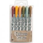 Ranger Distress Crayon Set #10 by Tim Holtz | Pack of 6