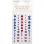 Dovecraft Glitter Dots Back to Basics Over The Rainbow | Pack of 60