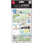 Me & My Big Ideas Chipboard Stickers Value Pack Vacation | Pack of 65