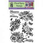 Hot Off The Press Silicone Stamp Set Floral Sprays | Set of 10