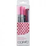 Copic Doodle Marker Pen Set Pack Pink | Set of 4