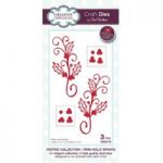 Sue Wlison Die Set Twin Holly Sprays | Festive Collection