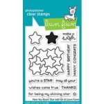 Lawn Fawn Clear Stamp Set How You Bean? Stars Add On Set of 12 | 3in x 2in
