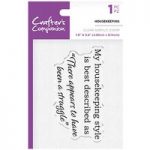 Crafter’s Companion Clear Acrylic Stamp Housekeeping