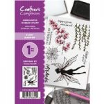 Crafter’s Companion A6 Rubber Stamp Fairy Garden