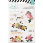 Heidi Swapp Memory Planner Clear Stickers Floral