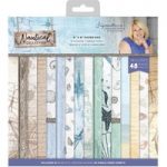 Crafter’s Companion Sara Signature Paper Pad 8in x 8in 48 Sheets | Nautical Collection