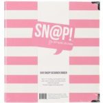 Simple Stories Sn@p! 6in x 8in Designer Binder Pink Stripe