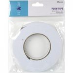 Dot and Dab Foam Adhesive Tape Double Sided 18mm x 2.5m x 4mm White
